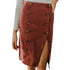 Elastic Denim Bow Casual Boot Cut Skirt - menochic